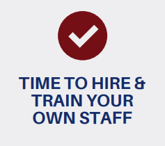 Time to Hire & Train Your Own Staff